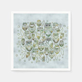 Decoratieve eigenaar servetten (Voorkant)