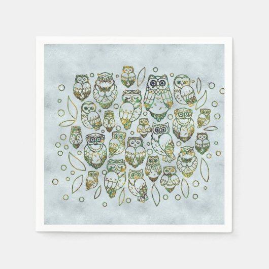 Decoratieve eigenaar servetten (Voorkant)