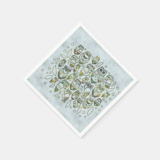 Decoratieve eigenaar servetten (Hoek)