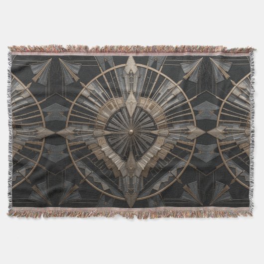 Decoratieve elegante cyclus deken (Voorkant)