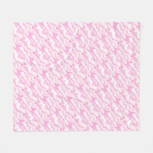 Decoratieve elegante zure powder roze wolken fleece deken