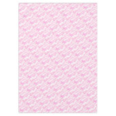 Decoratieve elegante zure powder roze wolken tafelkleed (Voorkant)