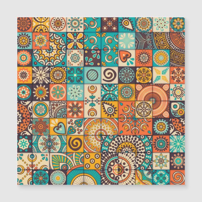 Decoratieve elementen:  handgetekend patroon (Voorkant)