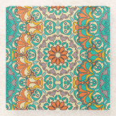 decoratieve elementen: oosters naadloos deel glazen onderzetter (Voorkant)