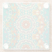  decoratieve elementen: oosters naadloos deel glazen onderzetter (Achterkant)