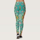  decoratieve elementen: oosters naadloos deel leggings (Achterkant)