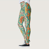  decoratieve elementen: oosters naadloos deel leggings (Links)