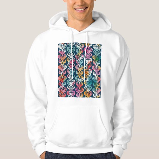 Decoratieve elementen, veelzijdig patroonontwerp. hoodie (Voorkant)