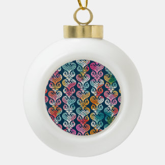 Decoratieve elementen, veelzijdig patroonontwerp. keramische bal ornament