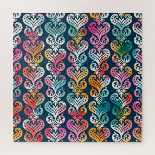 Decoratieve elementen, veelzijdig patroonontwerp. legpuzzel