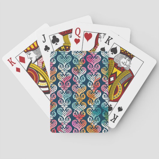 Decoratieve elementen, veelzijdig patroonontwerp. pokerkaarten (Achterkant)