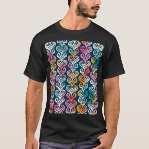 Decoratieve elementen, veelzijdig patroonontwerp. t-shirt