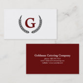 Decoratieve elementen visitekaartje (Voorkant / Achterkant)