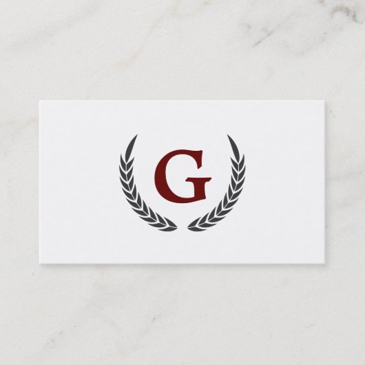 Decoratieve elementen visitekaartje (Voorkant)