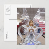 Decoratieve engel briefkaart (Voorkant / Achterkant)