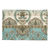 Decoratieve etnische Marokkaanse stijl grens Kussensloop (Achterkant)