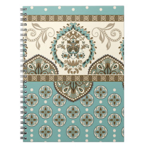 Decoratieve etnische Marokkaanse stijl grens Notitieboek