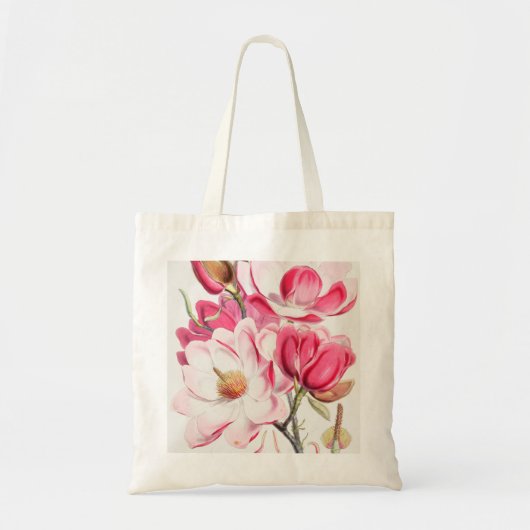Decoratieve exotische planten tote bag (Voorkant)