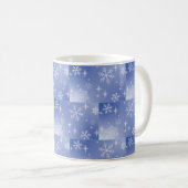 Decoratieve feestdag Snowflake Coffee-Mok Koffiemok (Voorkant rechts)