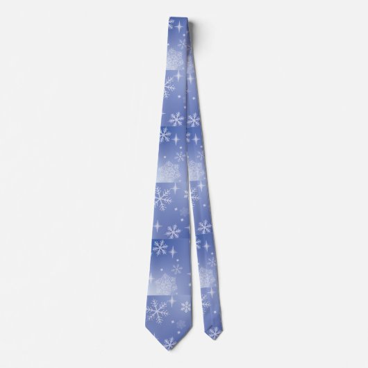 Decoratieve feestdag Snowflake Stropdas (Voorkant)