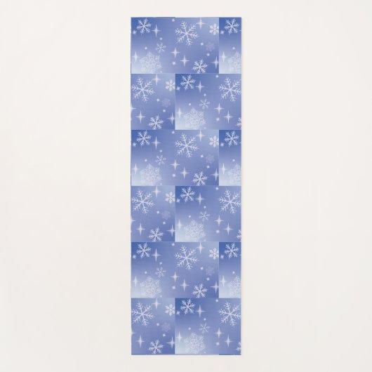 Decoratieve feestdag Snowflakes Yoga Mat (Voorkant)