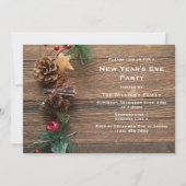 Decoratieve feestelijke Garland oudejaarsfeest Kaart (Voorkant)