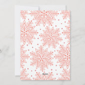 Decoratieve feestelijke Lijst-fotokaart Feestdagenkaart (Achterkant)