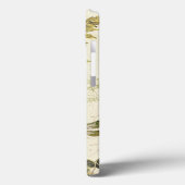 Decoratieve Ferns en een Dragonfly Case-Mate iPhone Case (Achterkant / Links)