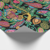 Decoratieve Floral Cadeaupapier (Hoek)