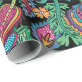 Decoratieve Floral Cadeaupapier (Rol Hoek)