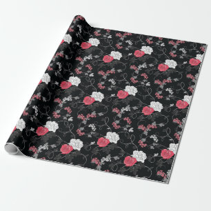 Decoratieve Floral Cadeaupapier