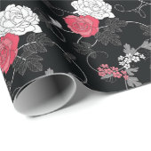 Decoratieve Floral Cadeaupapier (Rol Hoek)