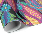 Decoratieve Floral Cadeaupapier (Rol Hoek)