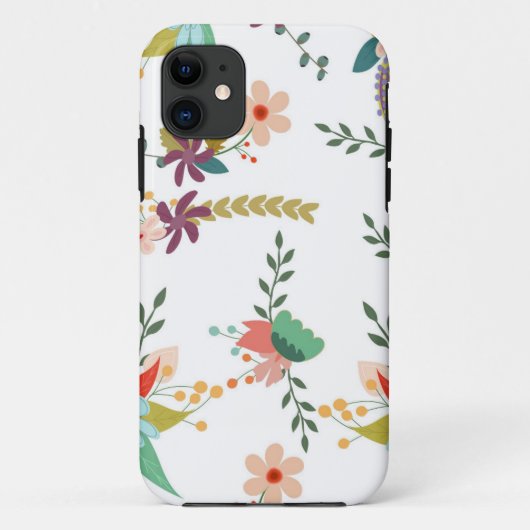 Decoratieve Floral Case-Mate iPhone Case (Achterkant)