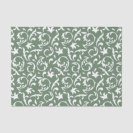 Decoratieve Floral in het witboek Tissuepapier