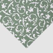 Decoratieve Floral in het witboek Tissuepapier (Detail)