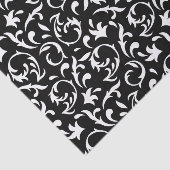 Decoratieve Floral in het witboek Tissuepapier (Detail)