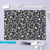 Decoratieve Floral in het witboek Tissuepapier (Craft)