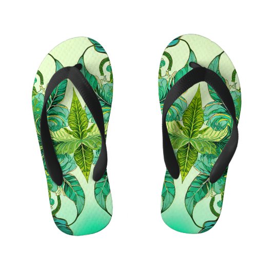 Decoratieve Floral Kinder Teenslippers (Voetbed)