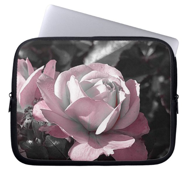 Decoratieve Floral Laptop Sleeve (Voorkant)