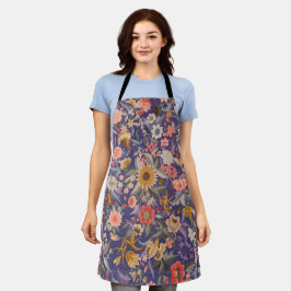 Decoratieve Floral Print Schort