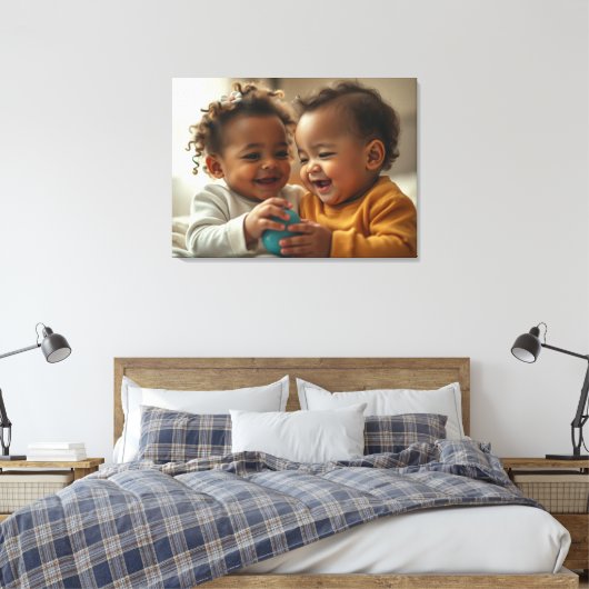Decoratieve foto canvas afdruk (Insitu (Slaapkamer))