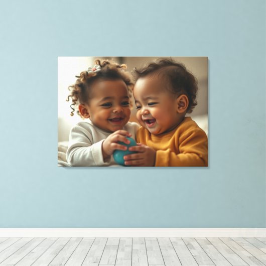Decoratieve foto canvas afdruk (Insitu (Houten vloer))