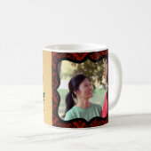 Decoratieve foto lijst Golden Papercut Rooster mok (Voorkant rechts)