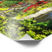 Decoratieve foto van het prachtige park afdruk (Hoek)