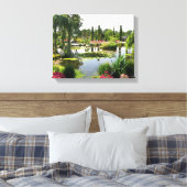 Decoratieve foto van het prachtige park canvas afdruk (Insitu (Slaapkamer))