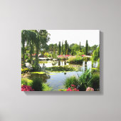Decoratieve foto van het prachtige park canvas afdruk (Voorkant)