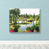 Decoratieve foto van het prachtige park canvas afdruk (Insitu (Houten vloer))