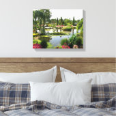 Decoratieve foto van het prachtige park canvas afdruk (Insitu (Slaapkamer))
