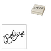Decoratieve geloof typografische tekststempel rubberstempel (Gestempeld)